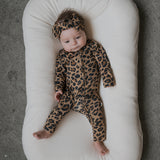 Bamboo Zip Pajamas | Leopard