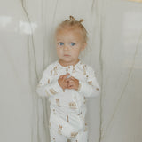 Bamboo Zip Pajamas | Birthday Girl